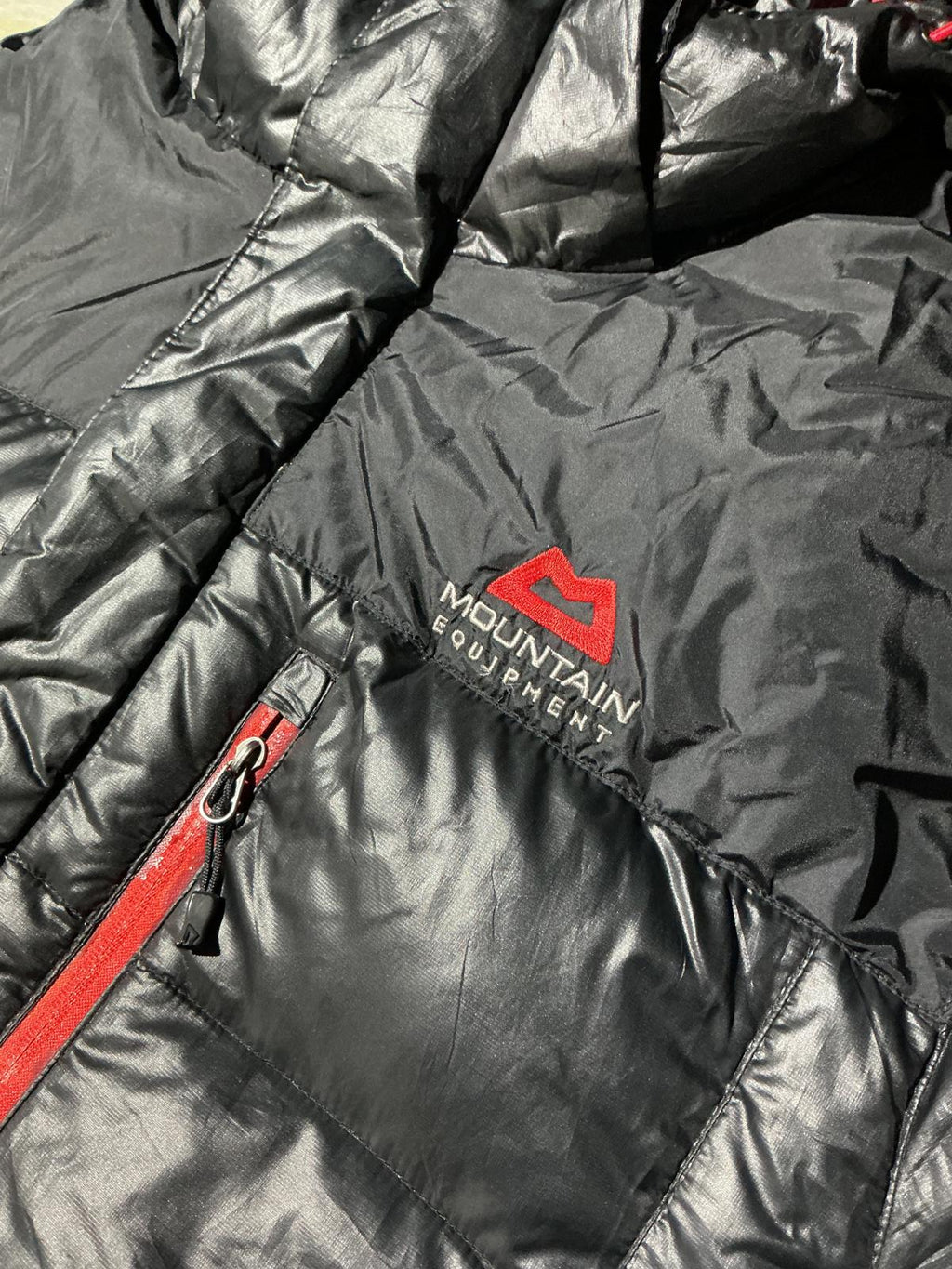 Mountain Equipment Men's Black Puffer Jacket with Hood