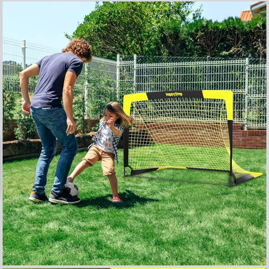 Happy Jump Football Goal 5' x 3.6' Portable Football Goal