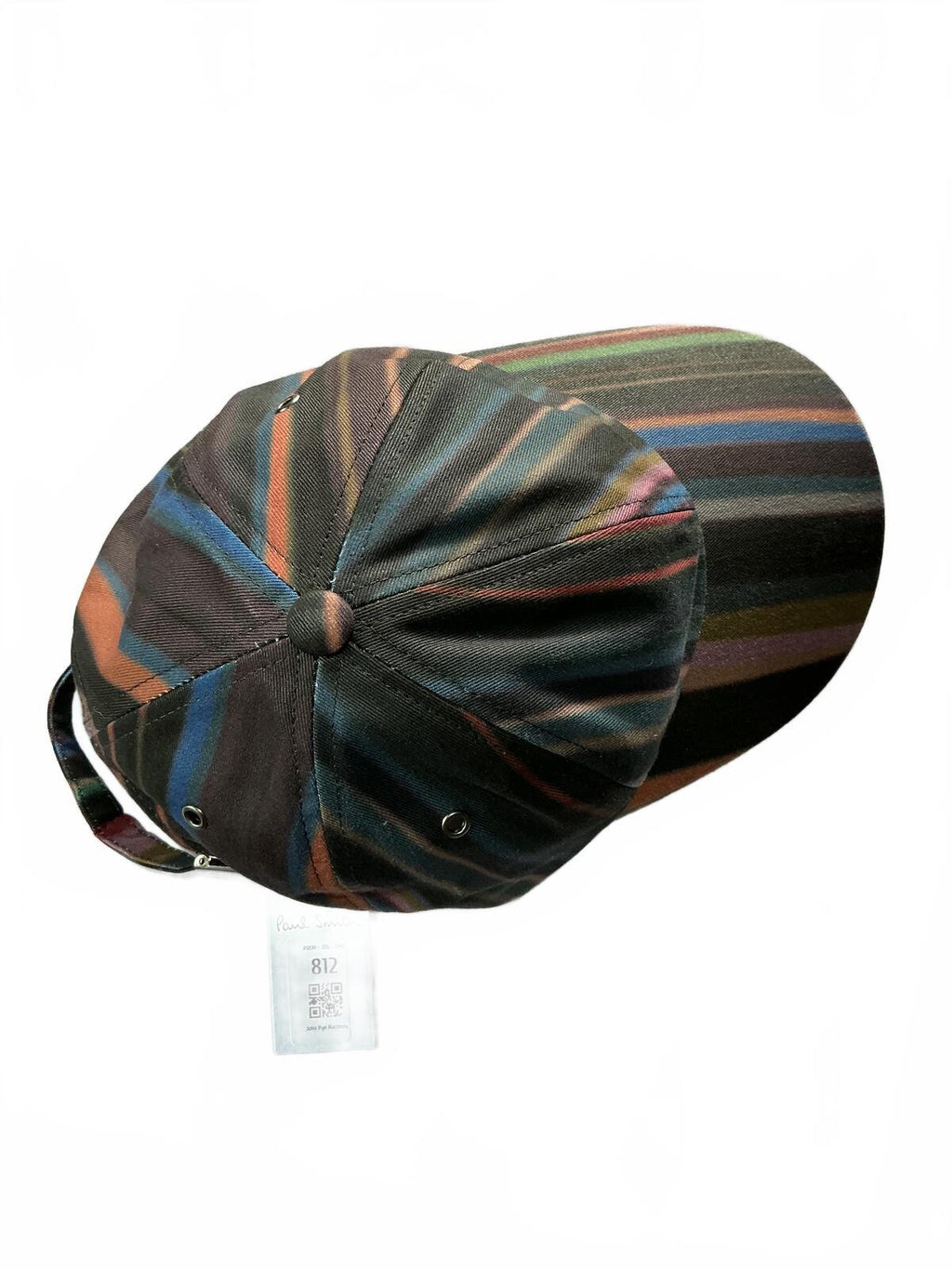 Paul Smith Striped Multicolor Baseball Cap Adjustable Size