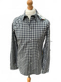 Paul Smith Regular M Black and White Check Long Sleeve Shirt