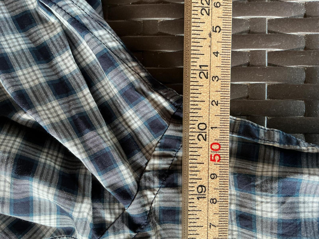 Paul Smith Regular M Black and White Check Long Sleeve Shirt