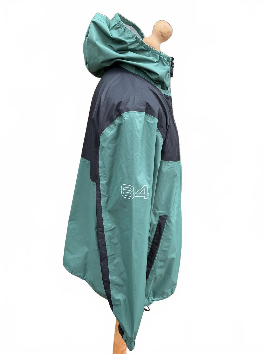 Musto Lightweight Waterproof Hooded Jacket Size Regular 2xl Green Black