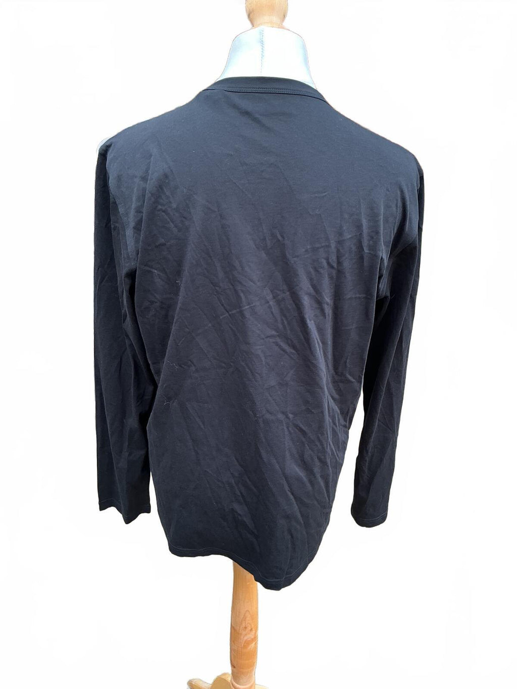 Belstaff Men's Black Long Sleeve T-Shirt Size Regular Xl Casual Wear