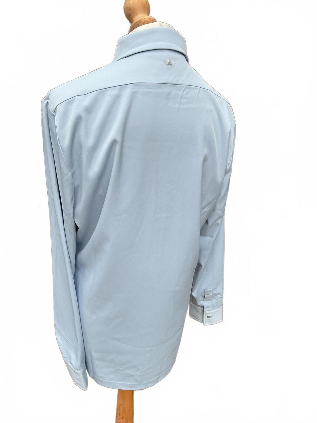 Maniere De Voir Light Blue Long Sleeve Shirt Size Xxl Classic Collar Button Up