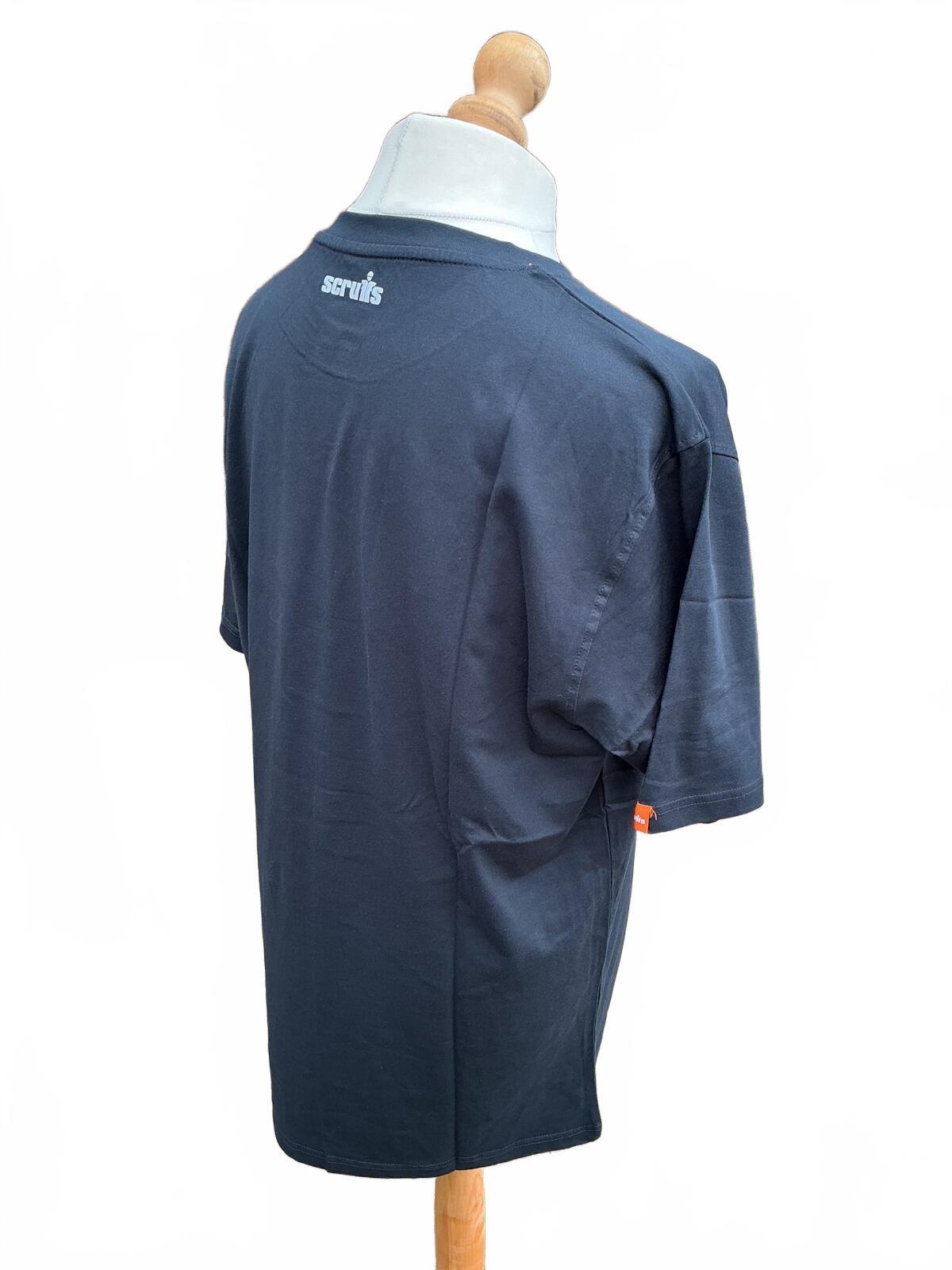 3 Pack Scruffs T-Shirt Size XXL Black Blue and Grey Casual Workwear Lightweight