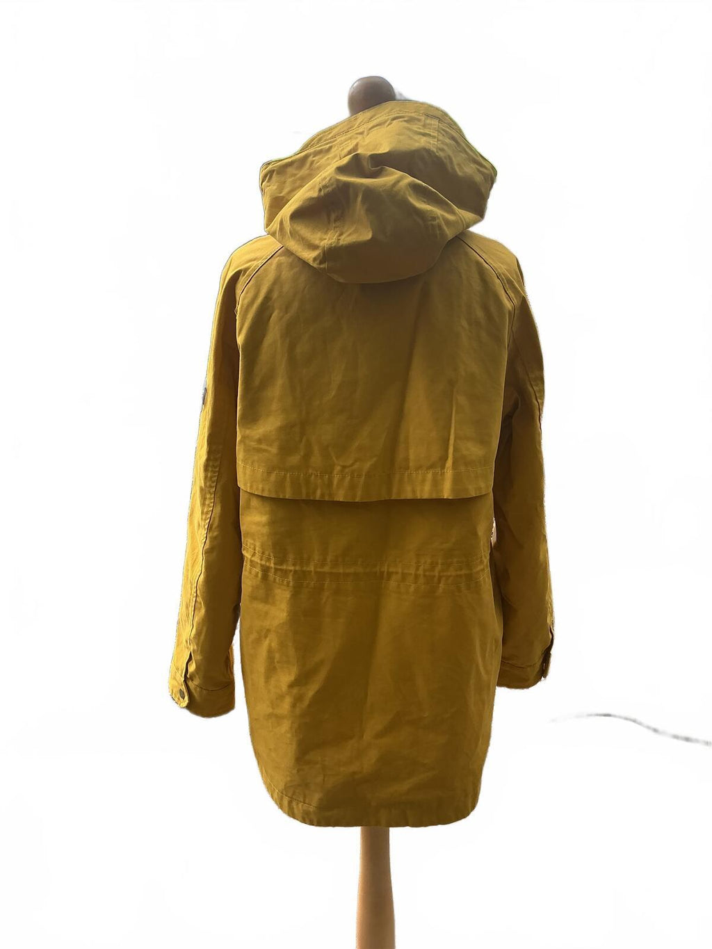 Joules Yellow Hooded Waterproof Coat Jacket Size 12 Casual Outerwear