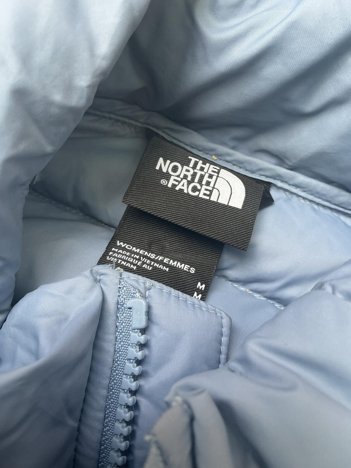 The North Face Women’s Puffer Jacket Blue Size Regular M Warm Lightweight Coat