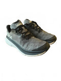 Hoka Clifton grey black running shoes