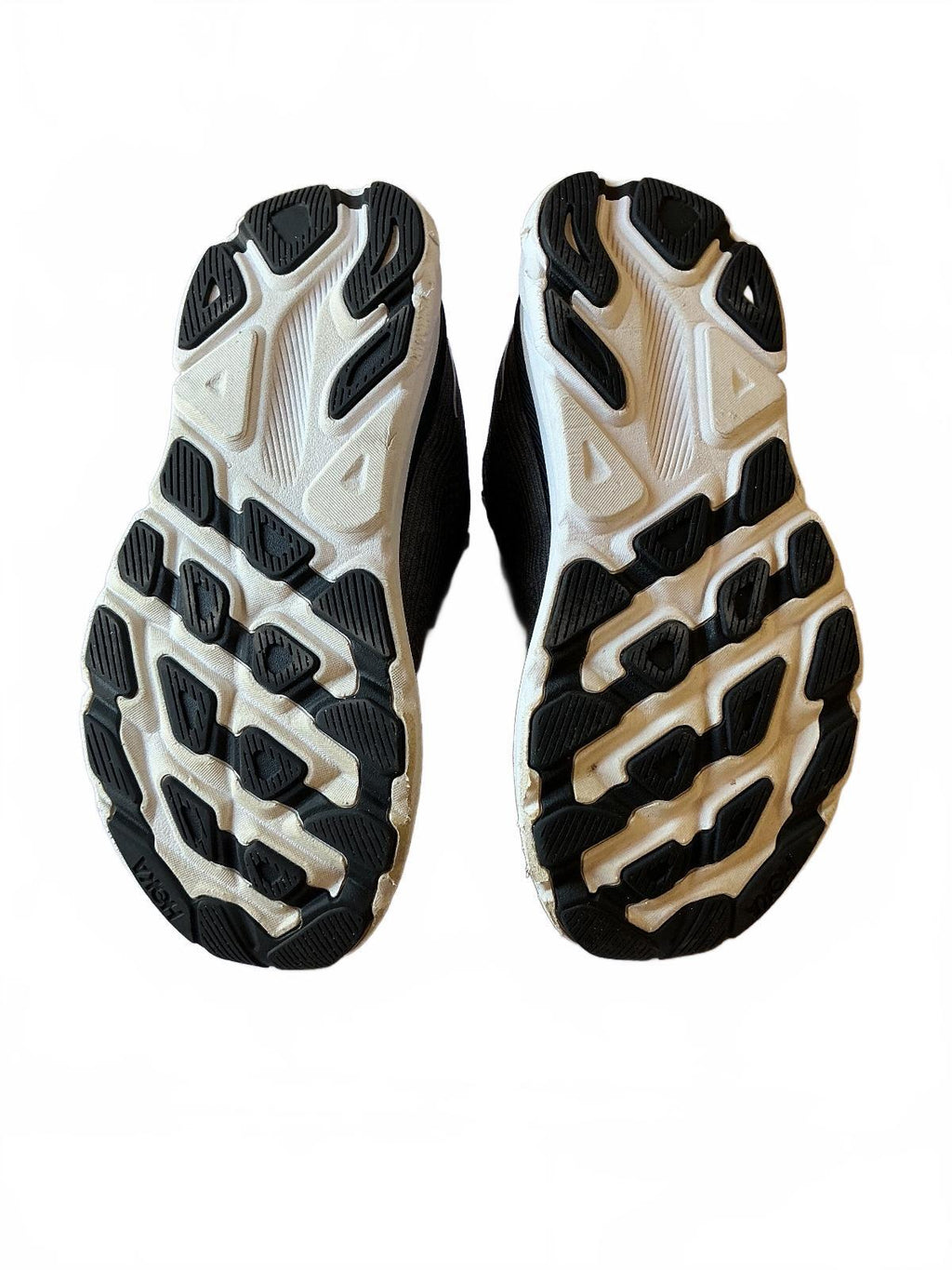 Hoka Clifton grey black running shoes