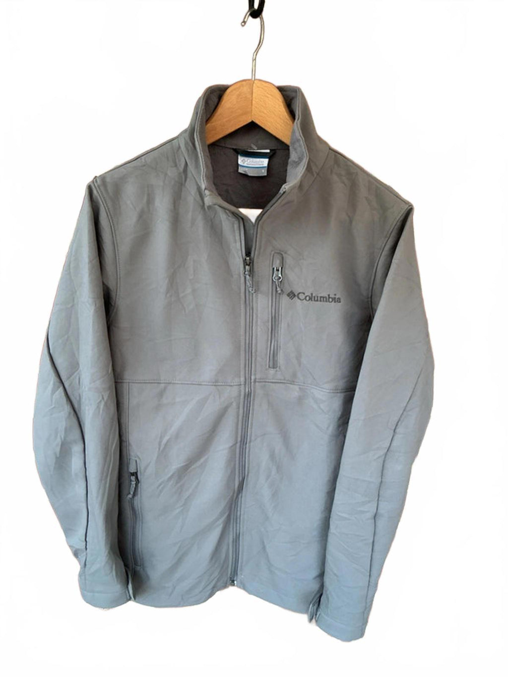 Columbia Men's Grey Softshell Jacket Size S