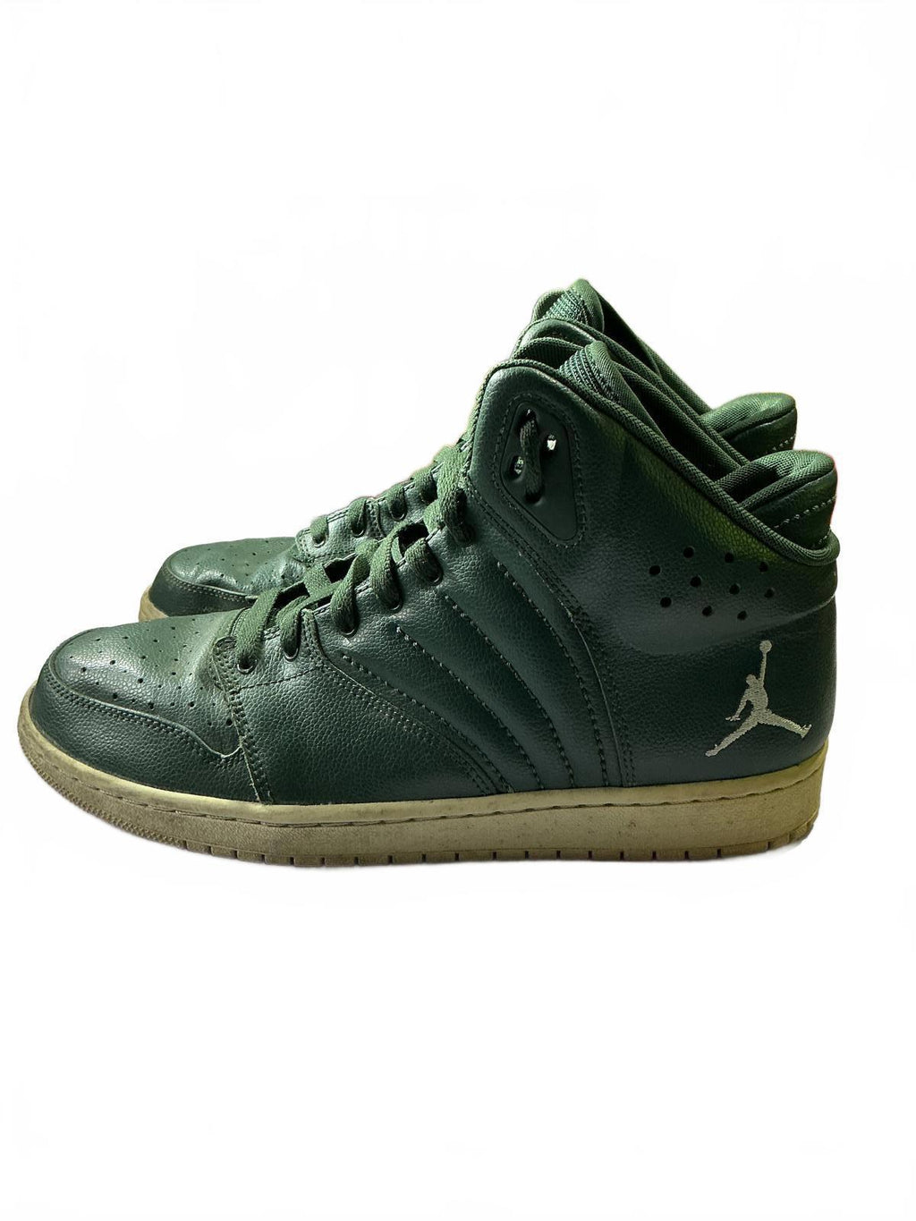 Nike Jordan 1 Flight 4  Green High Top 23 Sneakers Size 9
