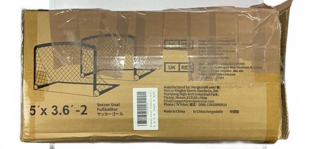Generic 5' x 3.6' Soccer Goal Set with Net and Accessories for Football