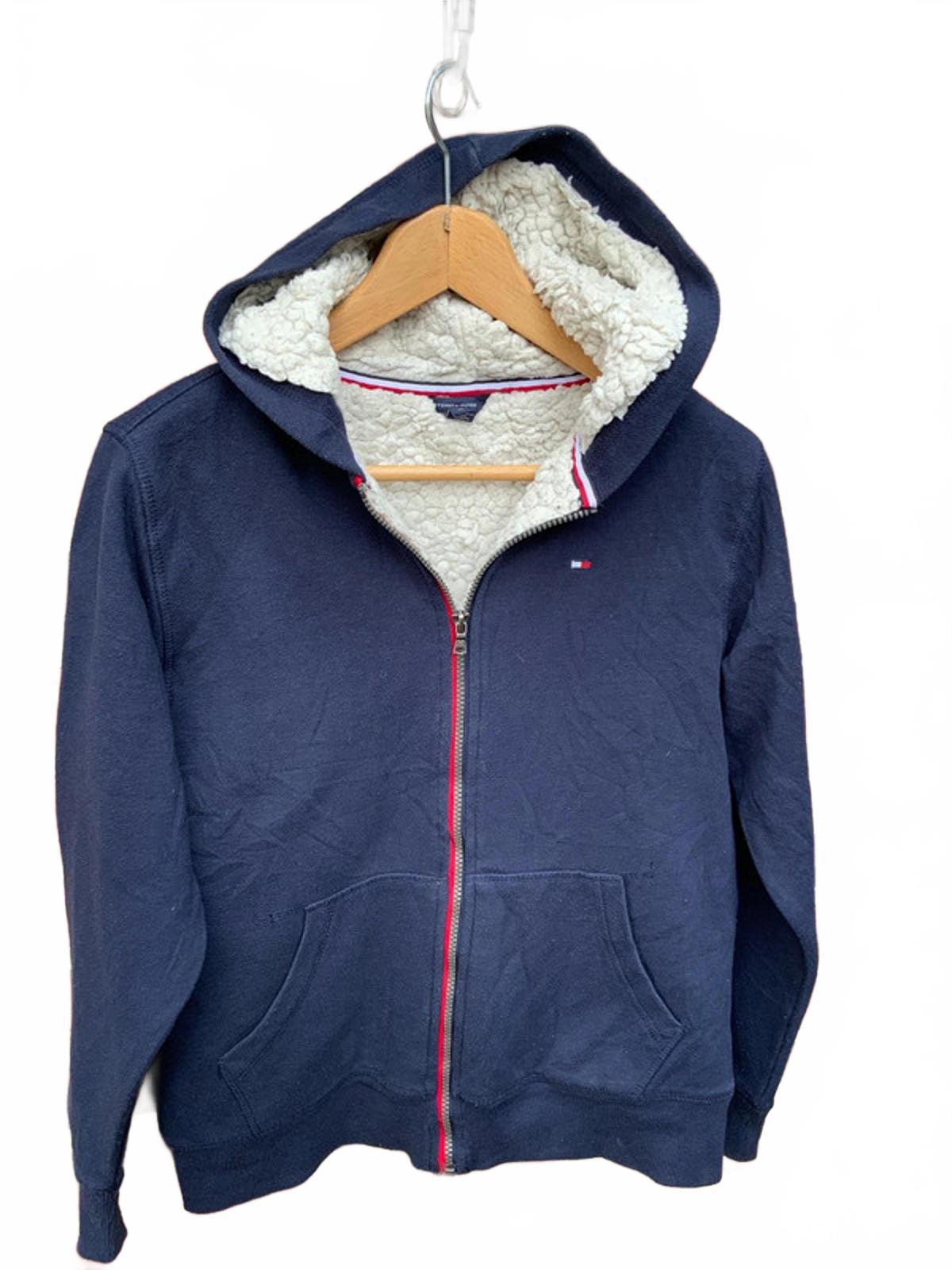 Tommy Hilfiger fleece lined hoodie large junior