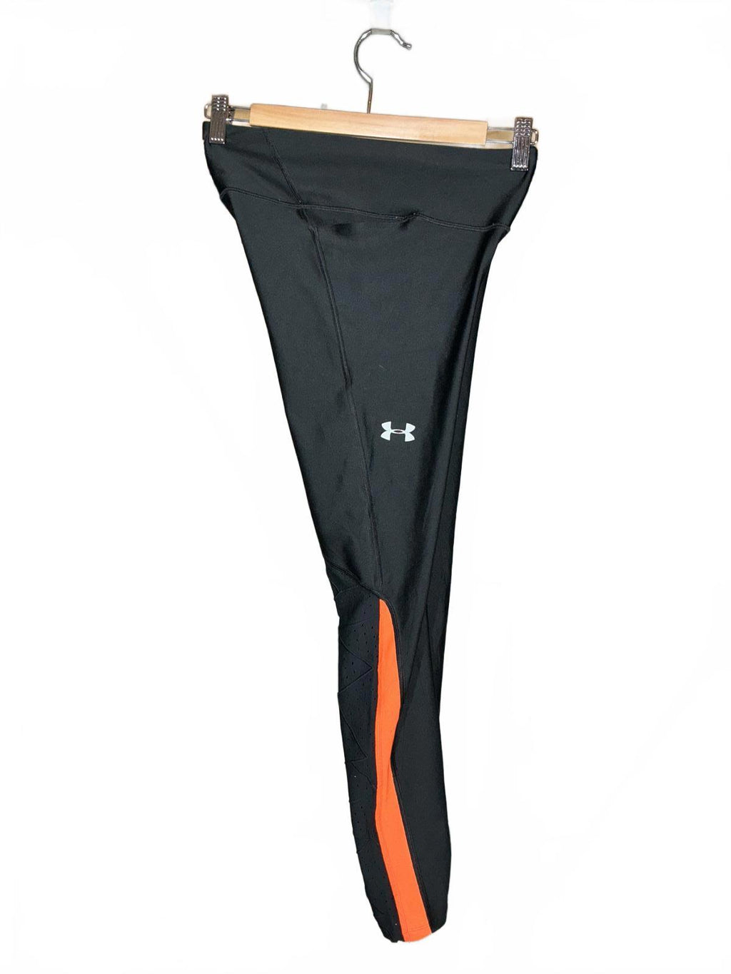 Under Armour Small Women's Black and Orange Compression Activewear Leggings