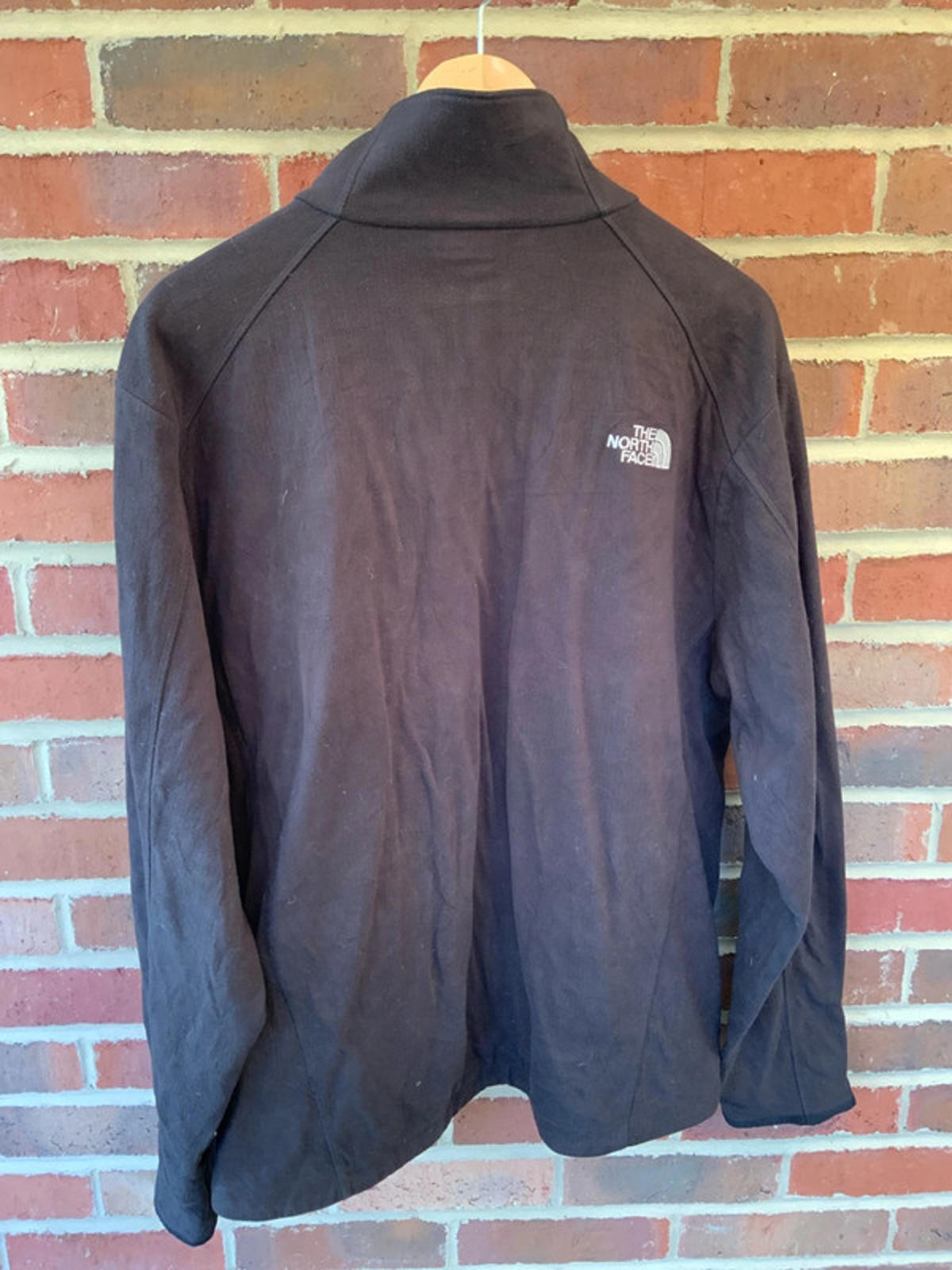 The North Face Men's WindWall Fleece Jacket Large Black Very Good