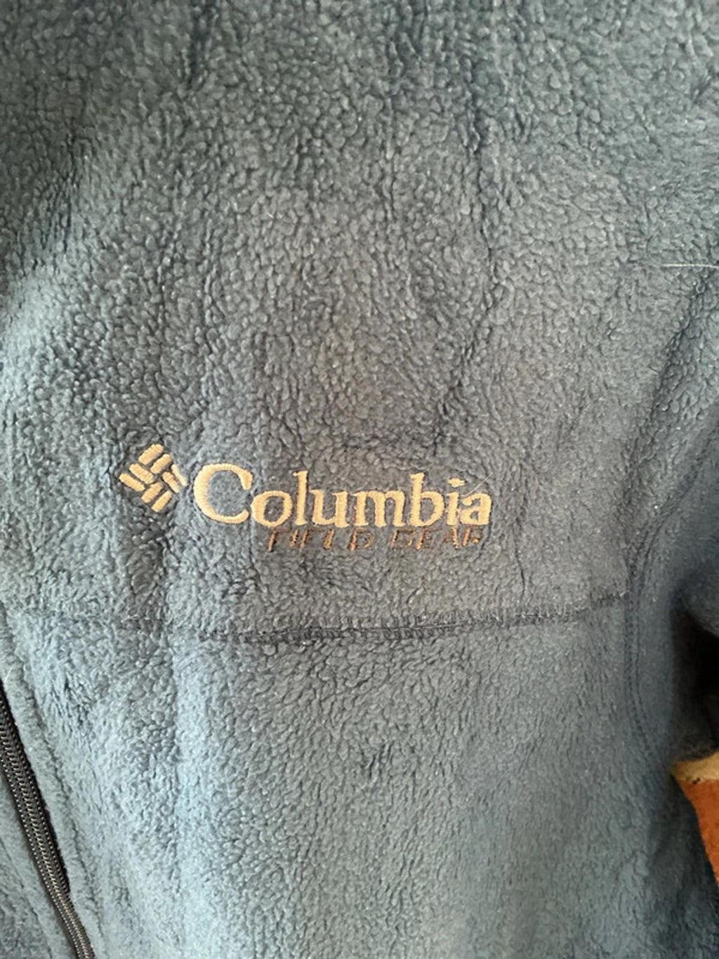 Columbia Men's Blue Fleece Jacket Size S Outdoor Lightweight Warm Layer