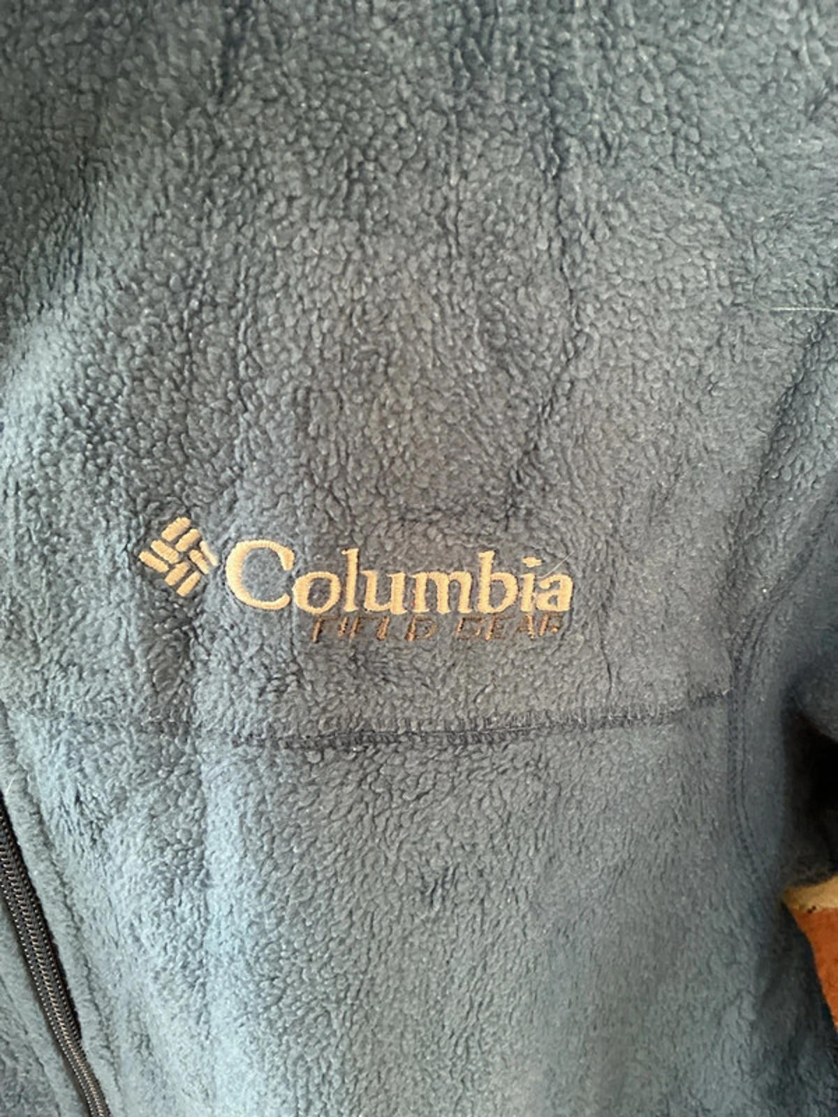 Columbia Men's Blue Fleece Jacket Size S Outdoor Lightweight Warm Layer