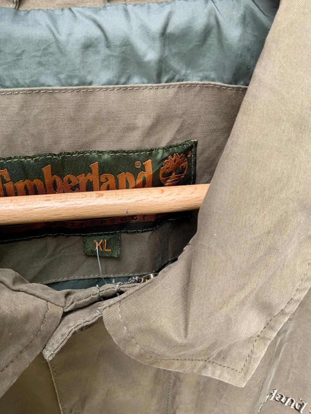 Timberland trench coat large