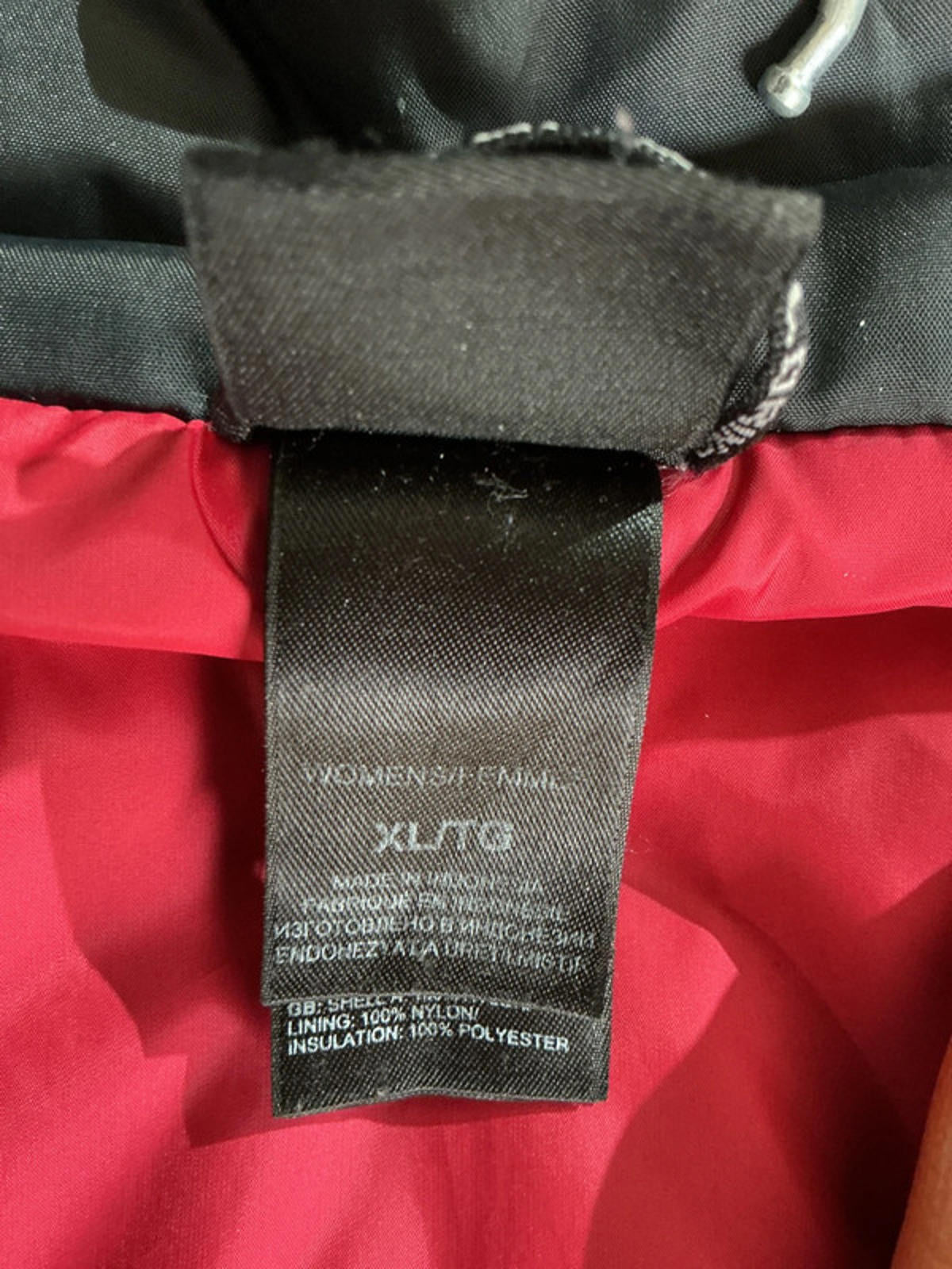 The north face jacket xl