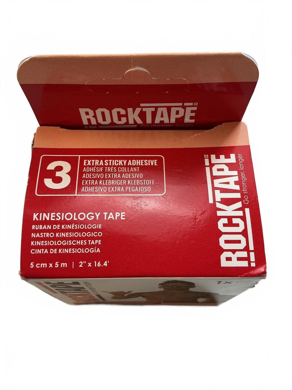 RockTape Kinesiology Tape 5cm x 5m Plus Kt Tape 20 Strips
