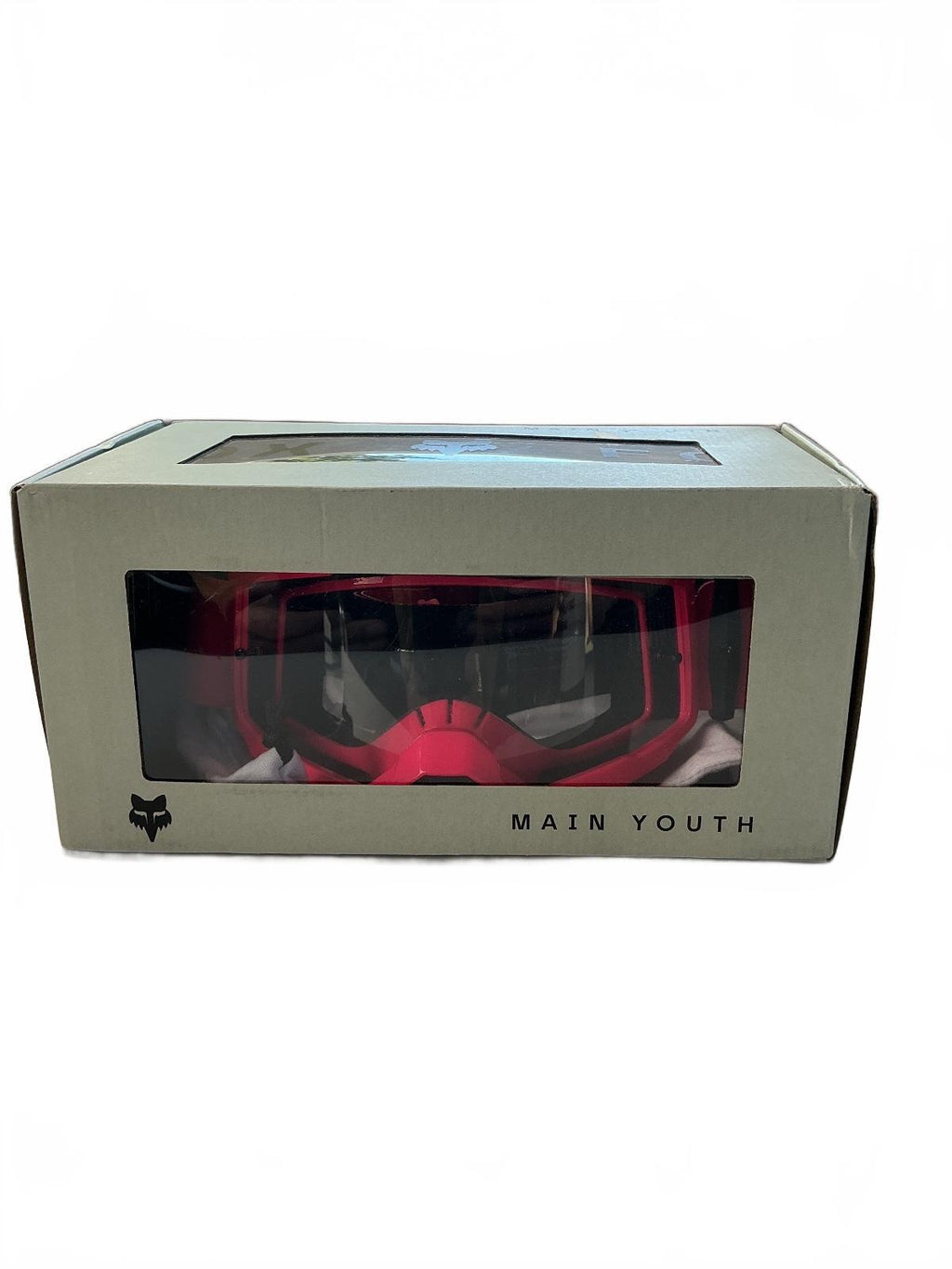 Fox Main Youth Youth Pink Clear Lens Goggles