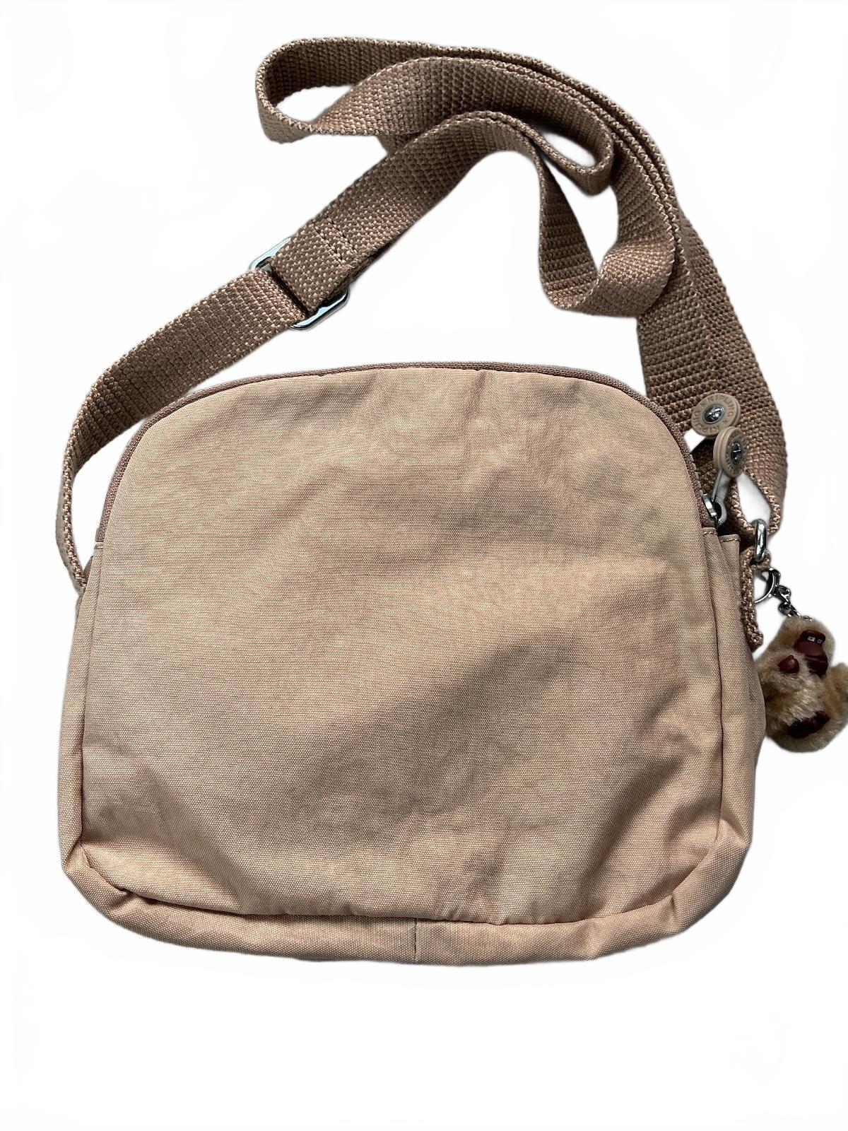 Kipling Keeffe Crossbody Bag Women Beige Petite Dual Zip Compartments