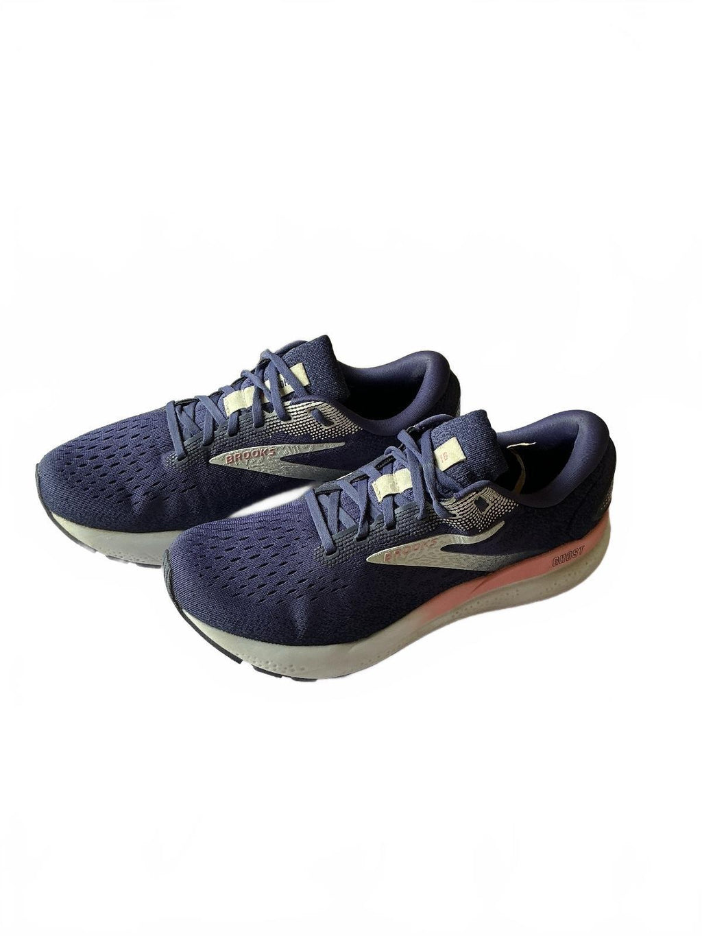 Brooks Ghost Running Shoes UK 8 Navy Pink