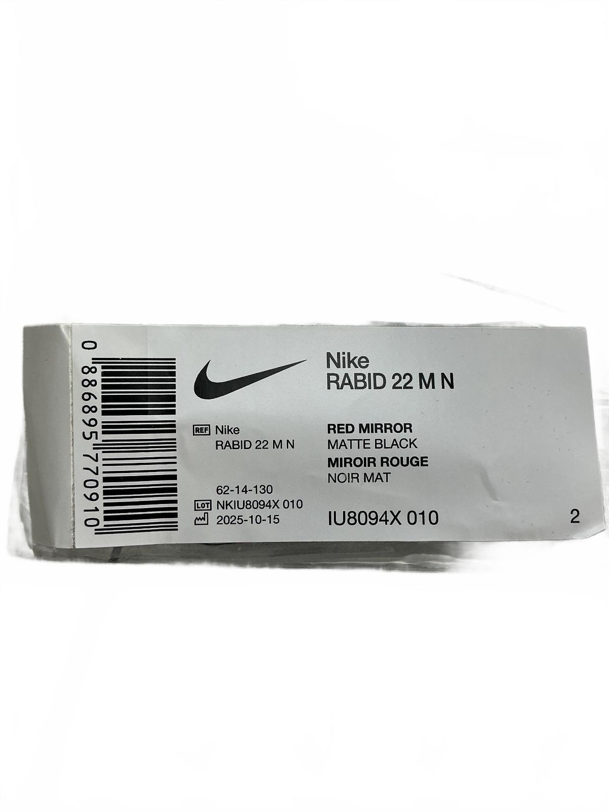 *NEW* Nike Rabid 22 M N Sunglasses Red Mirror Size M