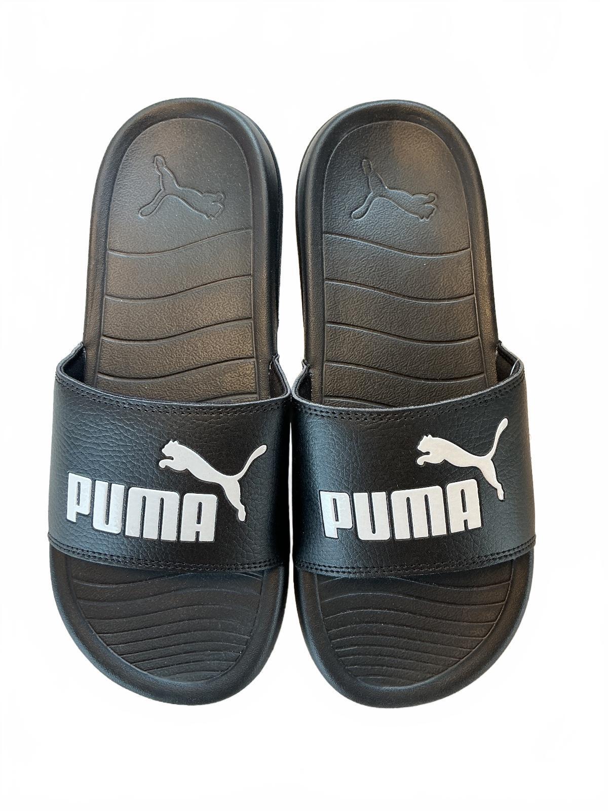 Puma Popcat 20 Men's Size 7 Black Comfortable Synthetic Slide Sandals