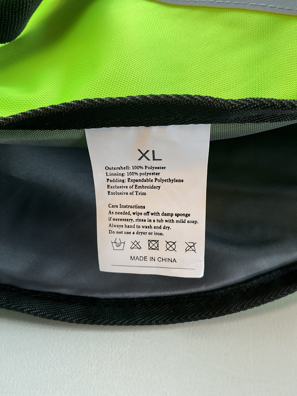 XL Neon Green Dog Life Jacket Vest Safety Gear