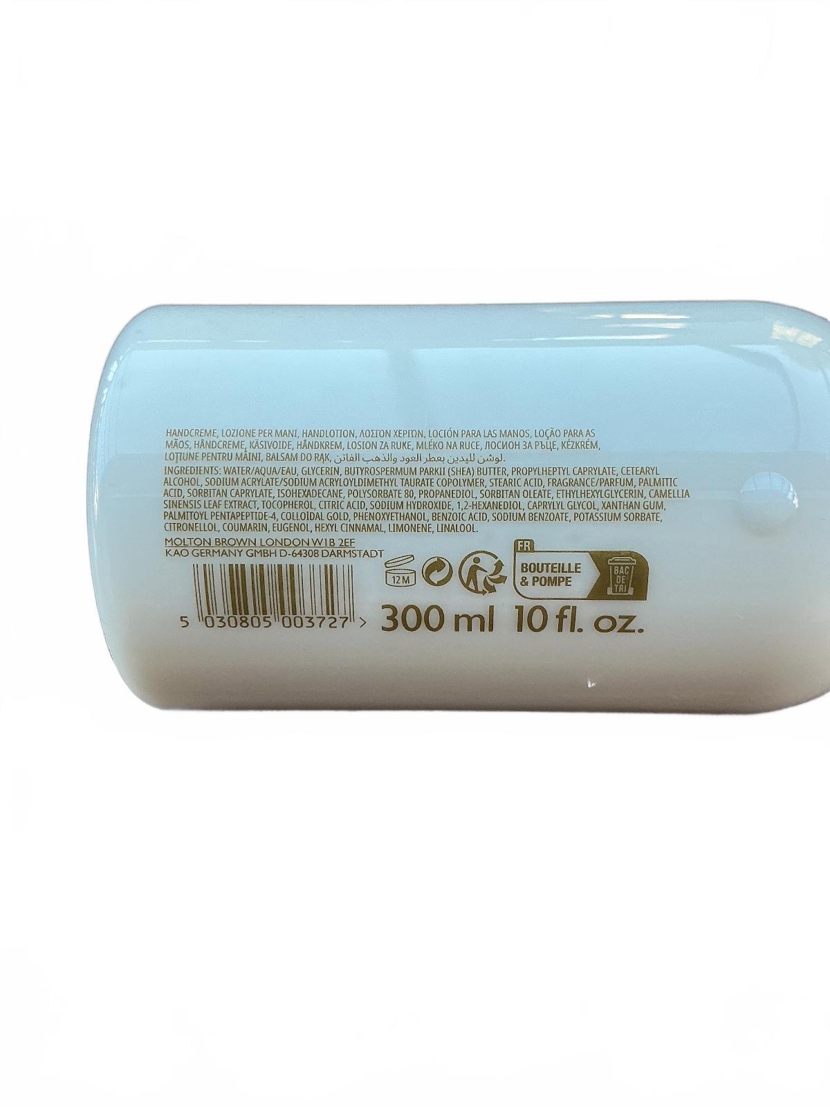 Molton Brown Oudh Accord & Flora Luminaire Hand Wash/Lotion +Giftbag  2 x 300ml