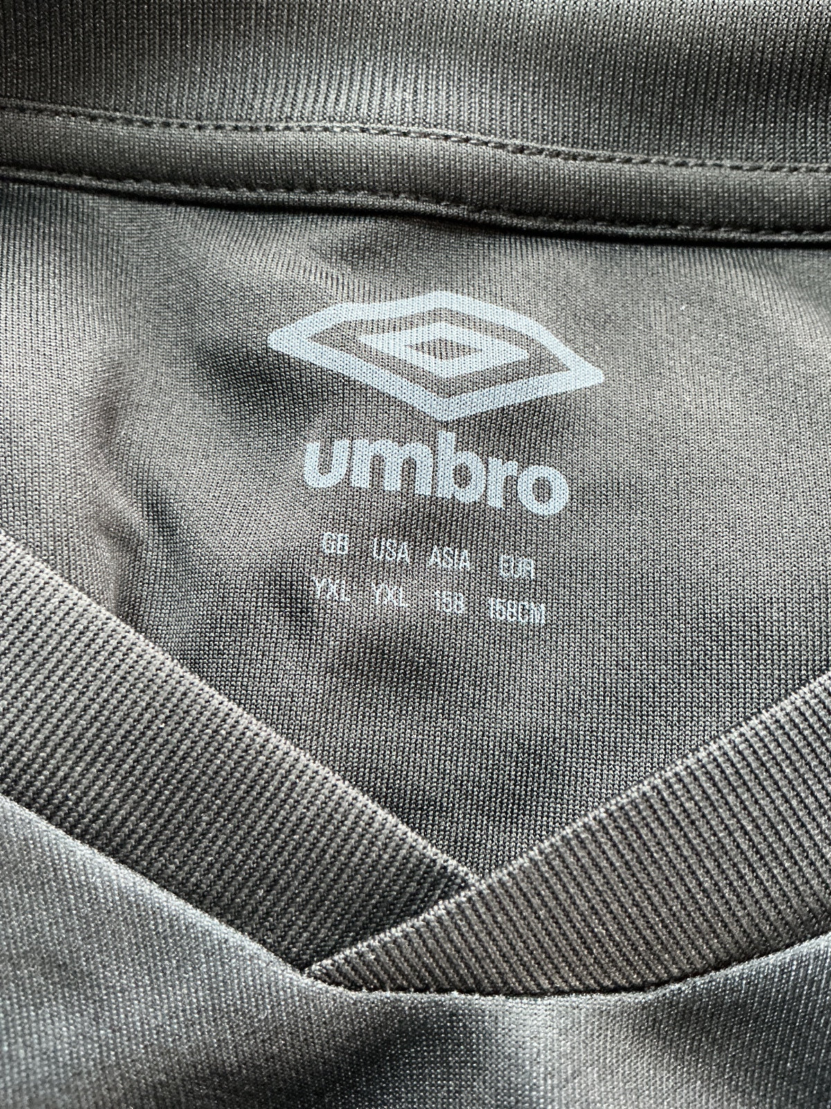 Umbro Schalke 04 Men's Football Jersey YXL Black Gazprom Official Product