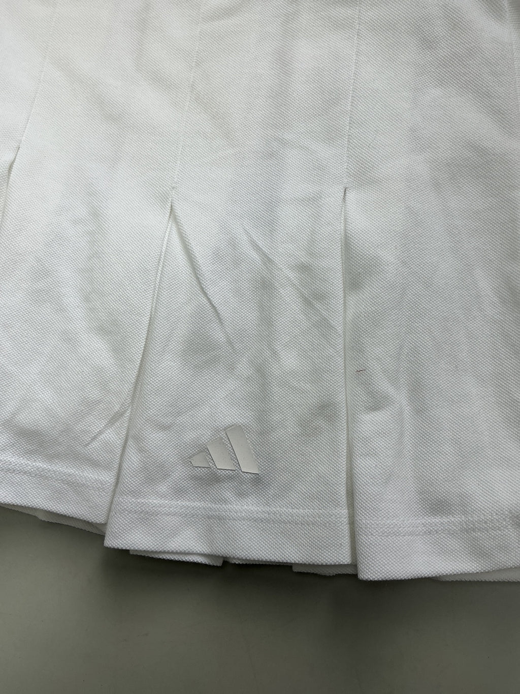 adidas W CP SKI Women's Large White Pleated Tennis Skirt Size L