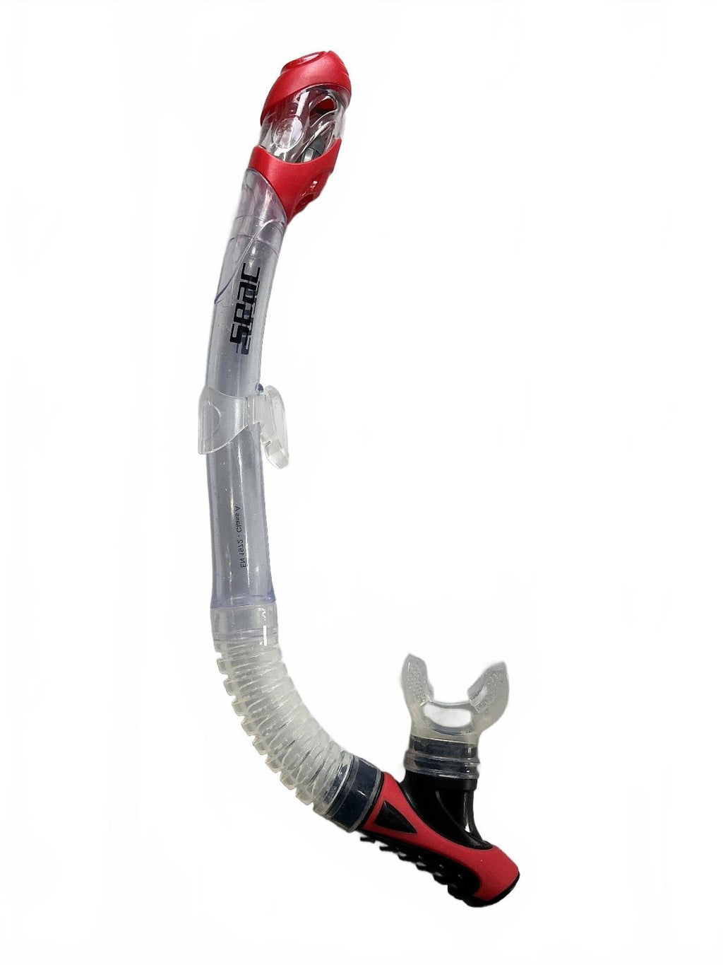 SEAC Reverse Dry Snorkel Red Black Size Preloved Diving Gear