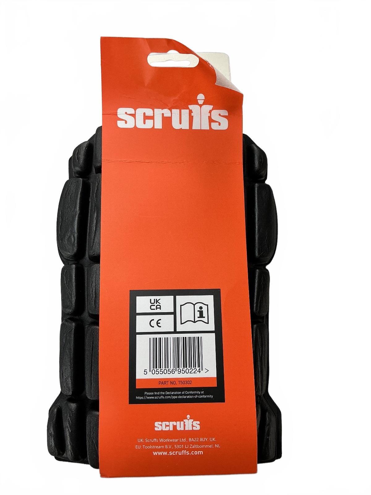 Scruffs Knee Pads Unisex Black Lightweight Hard Wearing Knee Protection