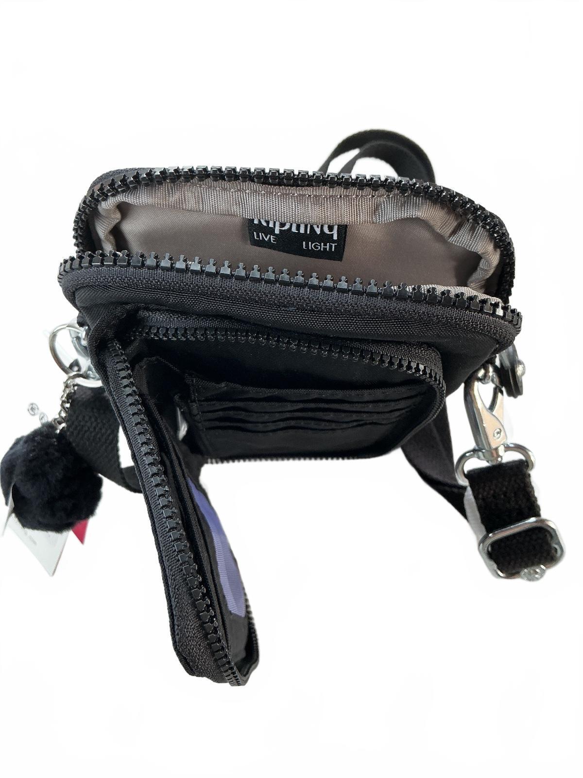Kipling Ladies Telmo Small Wallet Small Black Detachable Strap
