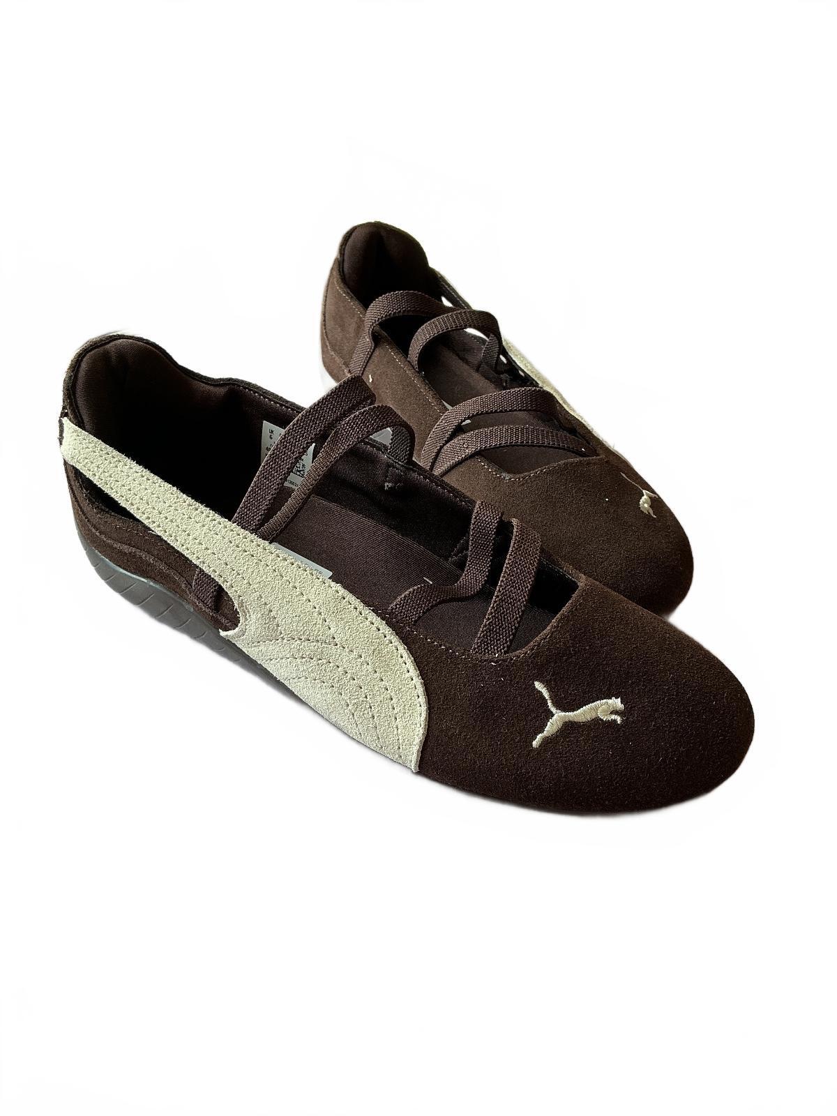 Puma Brown Speedcat Ballet Flats Size 6 UK Stylish Comfort