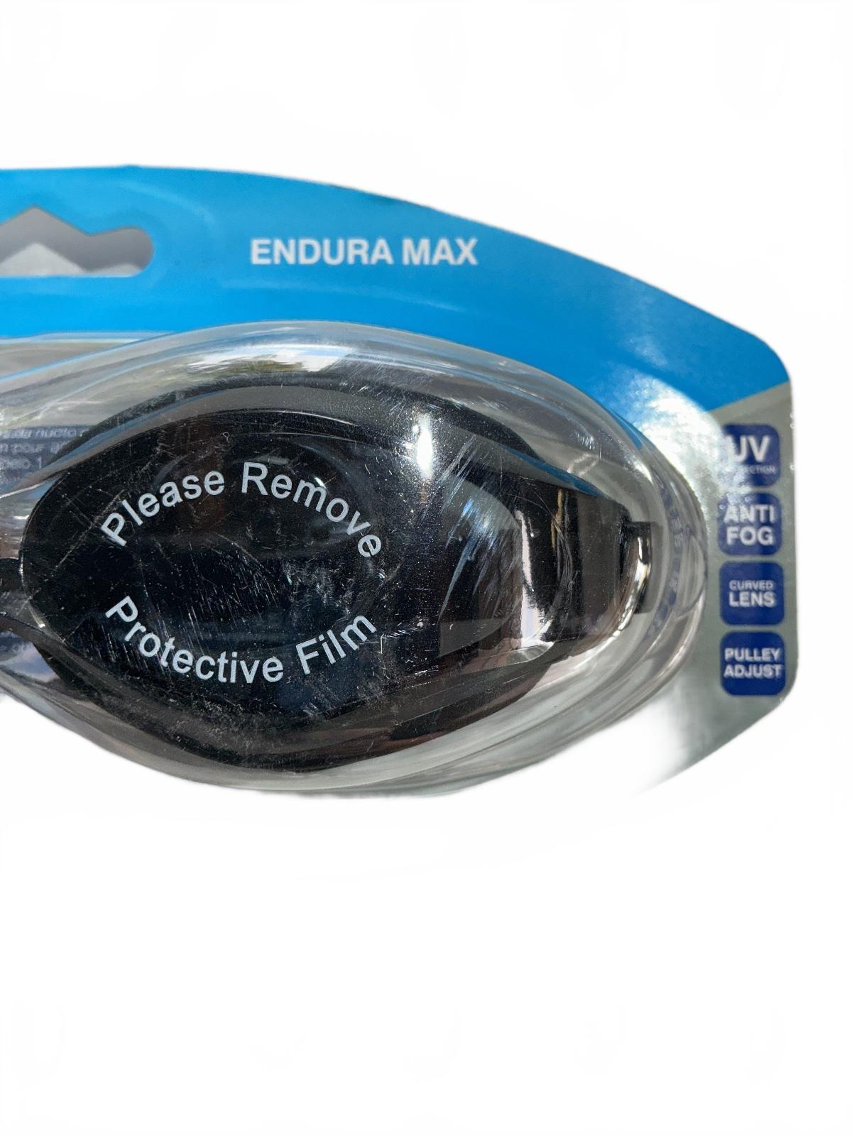 *NEW* Zoggs Endura Max Black Fitness Swimming Goggles Tinted Lens