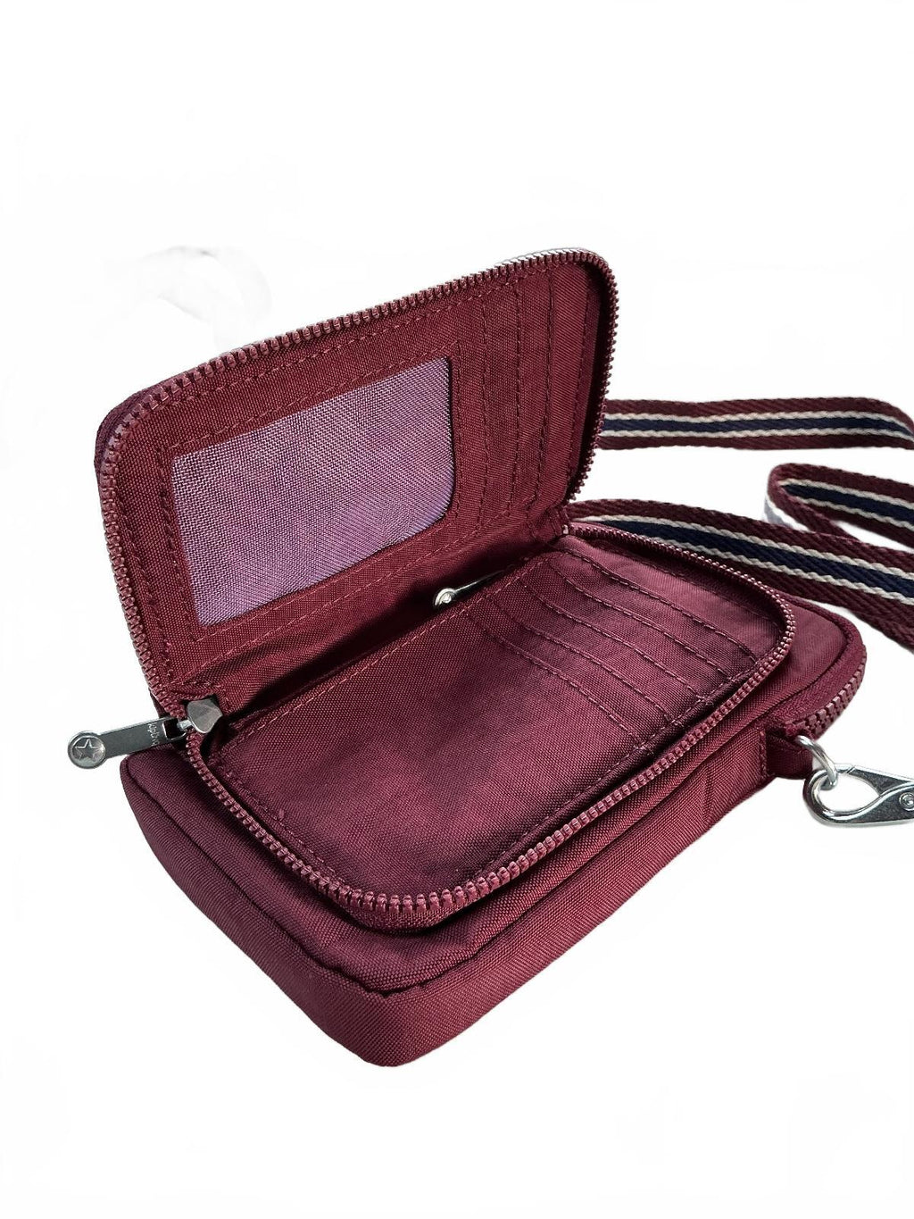 Kipling Telmo Small Crossbody Bag Women Small Burgundy Removable Strap