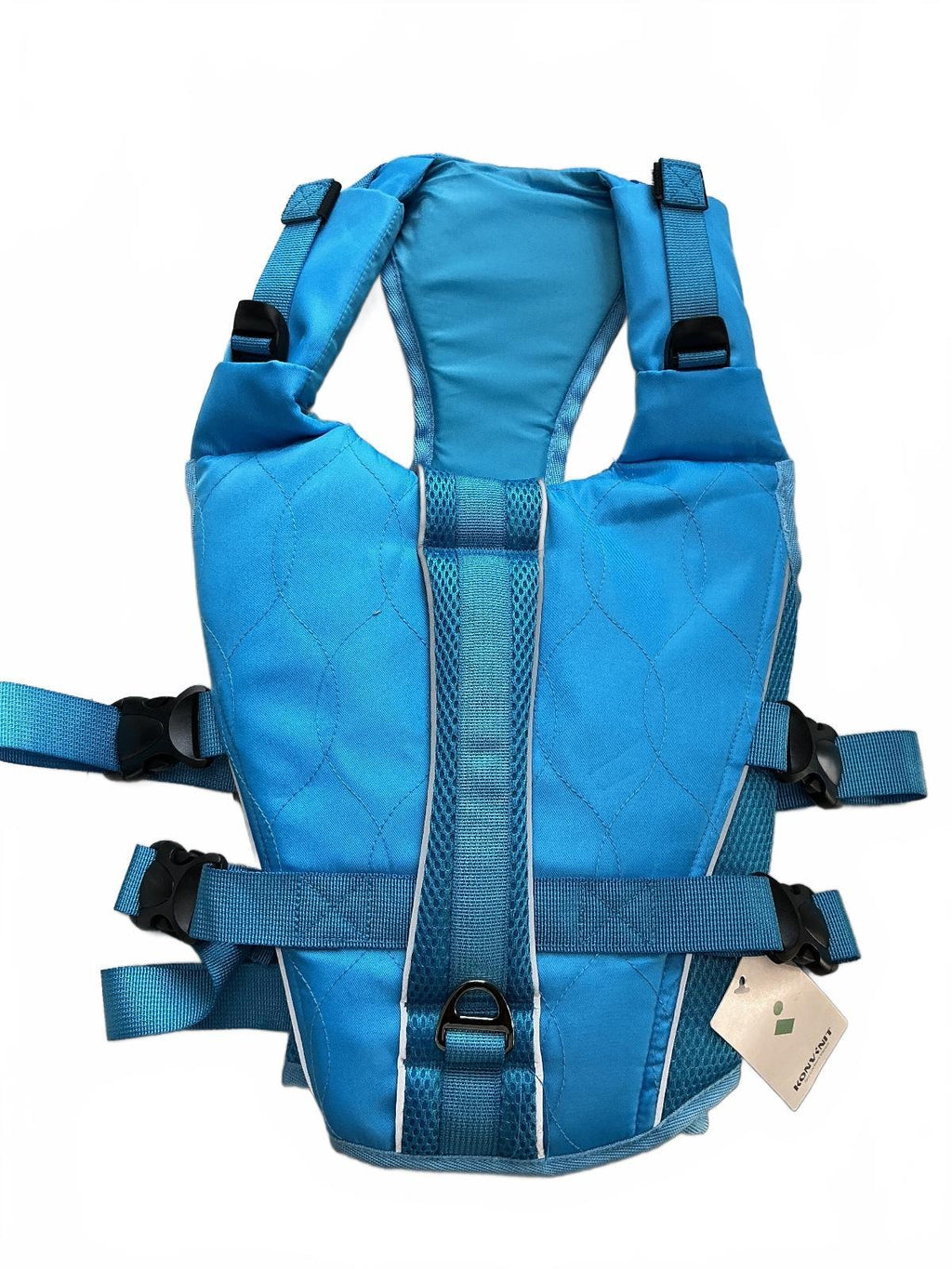 KONWINIT Dog Life Jacket Adjustable Harness Size L Blue