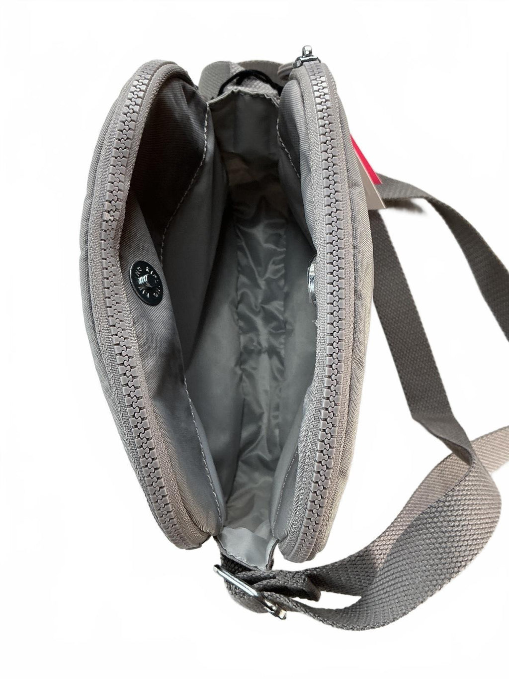 Kipling Keefe Unisex Small Crossbody Bag Cloudy Grey Lightweight Durable