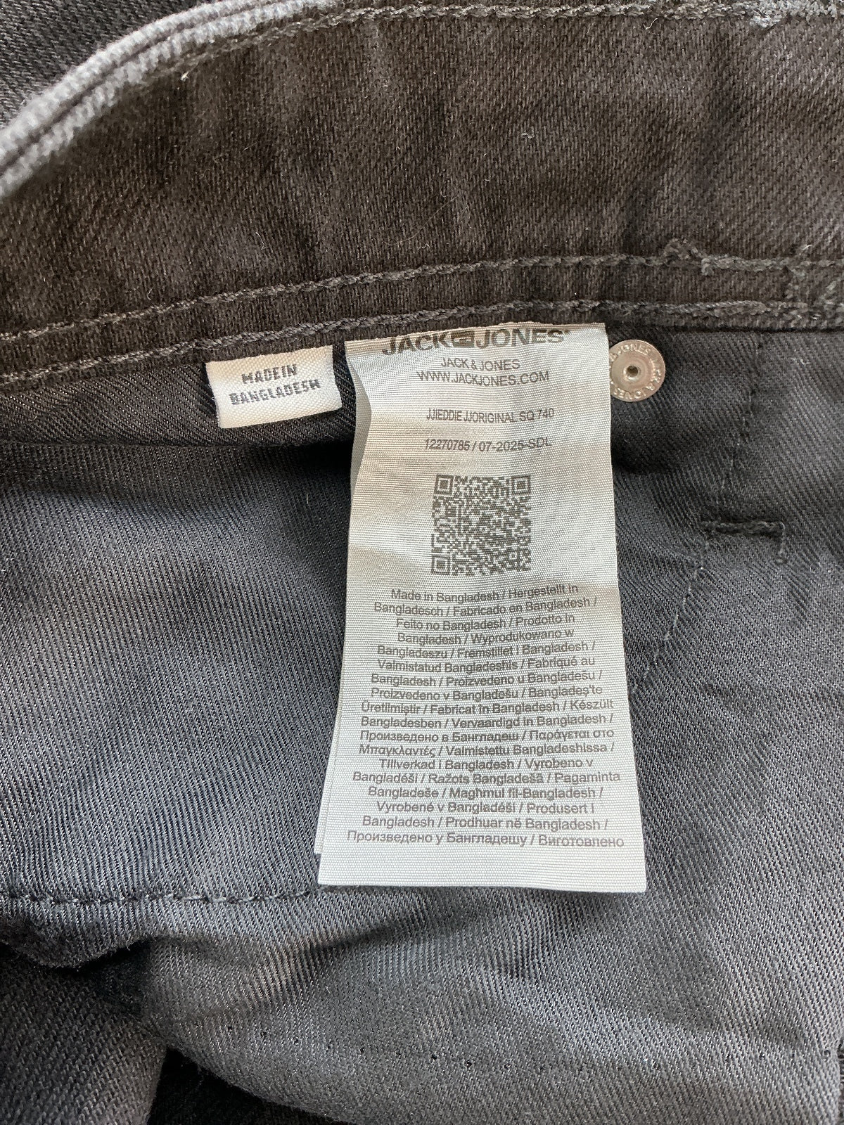 Jack & Jones Loose Eddie Men's Jeans W34 L32 Black Comfortable Fit