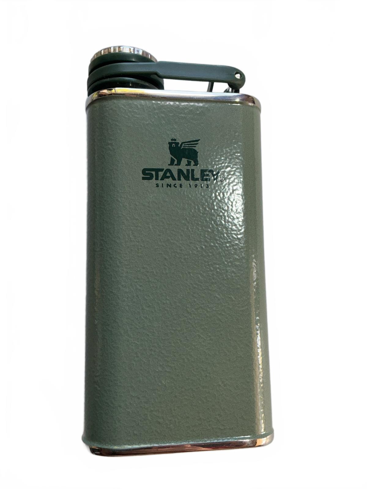 Stanley 8oz/236ml Classic Green Metal Flask Durable and Portable