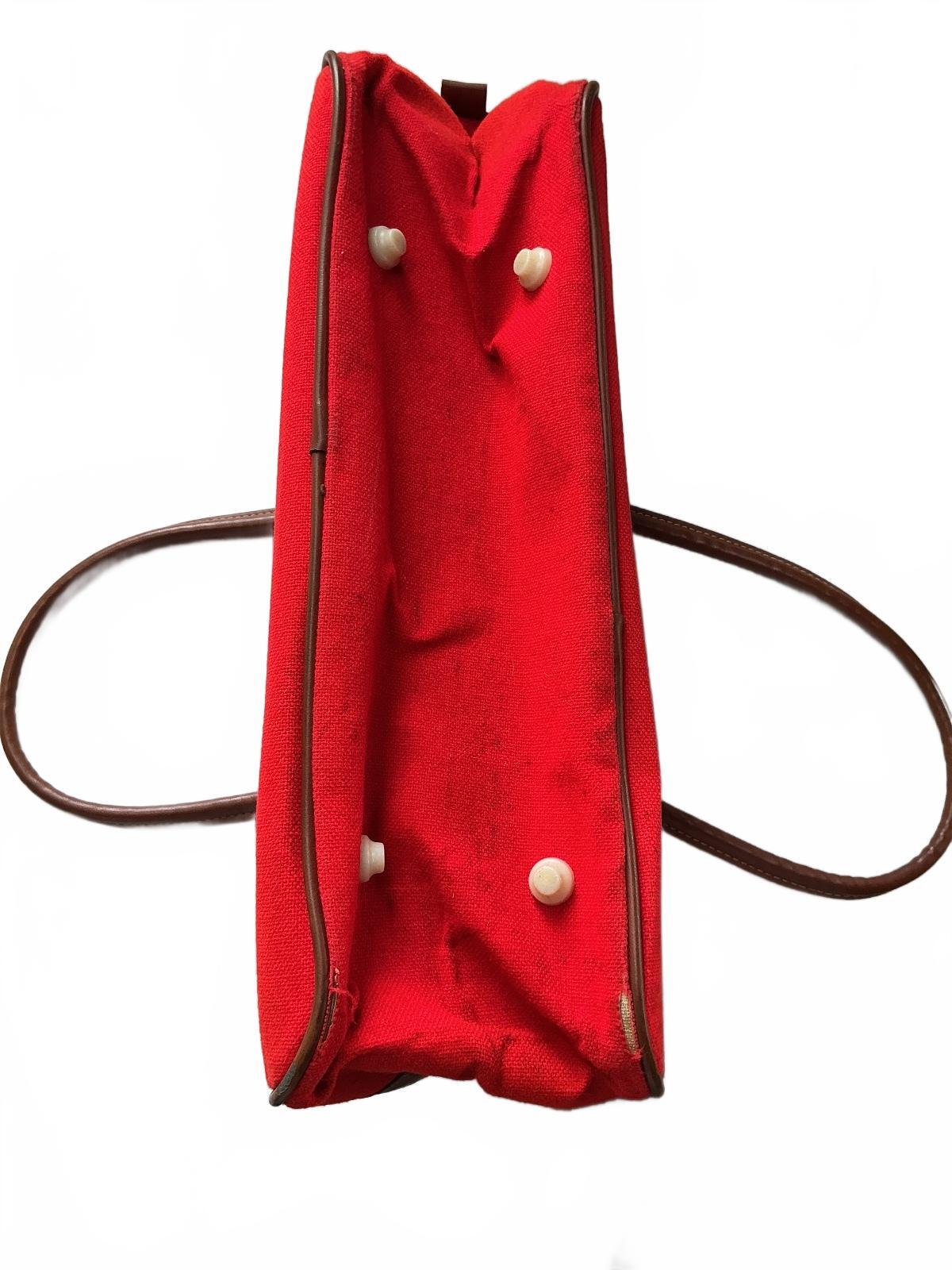 Rare Japanese Madison Square Garden Red Sportsman Club Bag Size