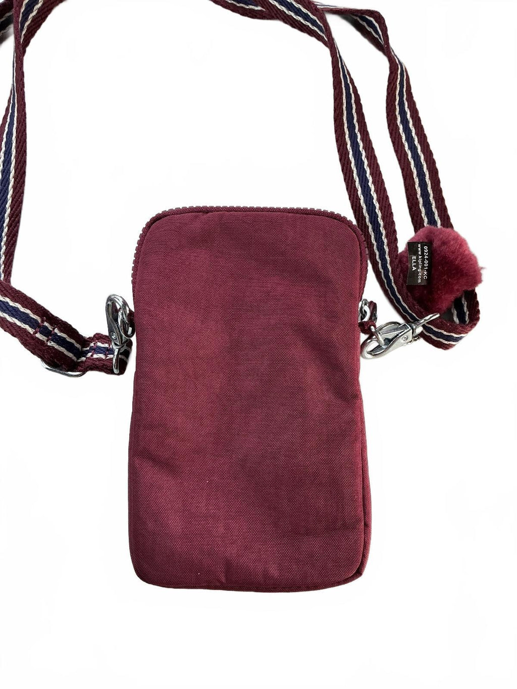 Kipling Telmo Small Crossbody Bag Women Small Burgundy Removable Strap