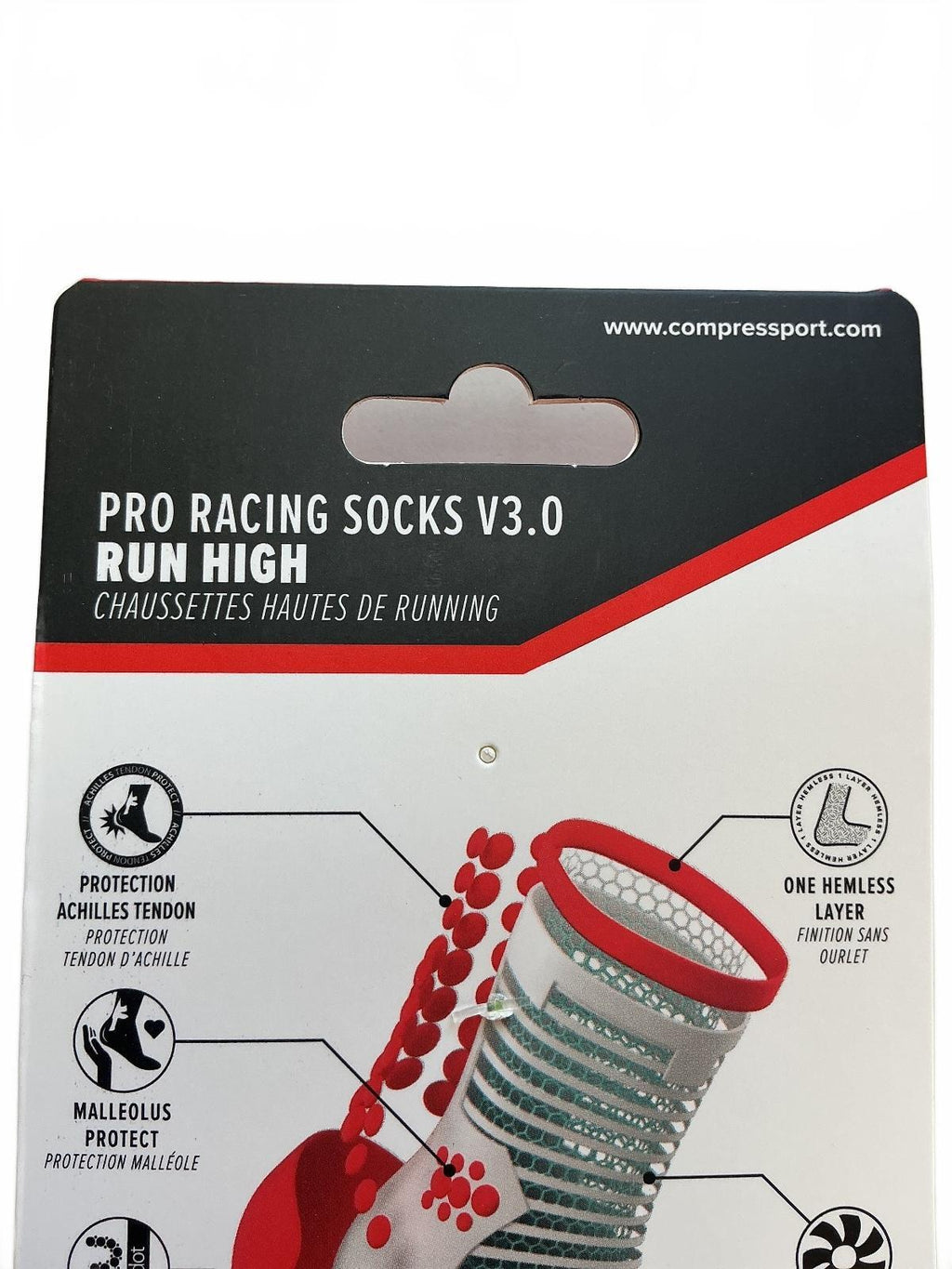 *NEW* 3 Pack Compressport Pro Racing Socks V3.0 Run High Yellow Size Uk 10-12.5