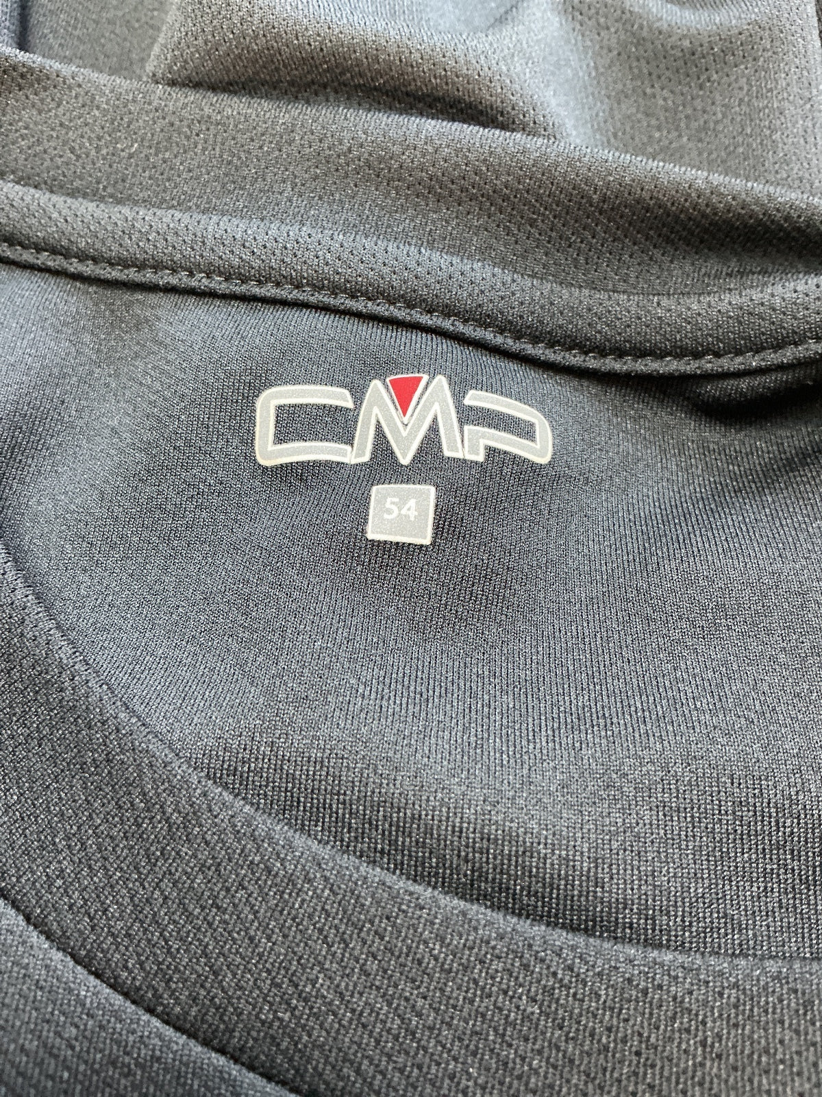 CMP Functional Fabric Men's T-Shirt XXL Black Odor-Inhibiting New
