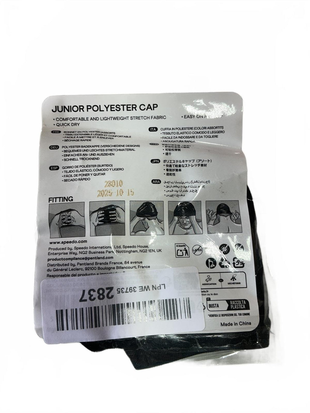 *NEW* Speedo Junior Polyester Swim Caps & Zoggs Super Seal Junior Goggles