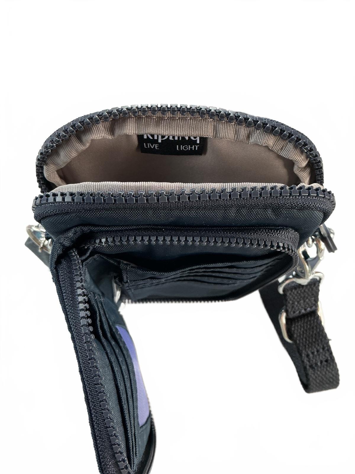 Kipling Telmo Small Wallet Small Blue Detachable Crossbody Strap