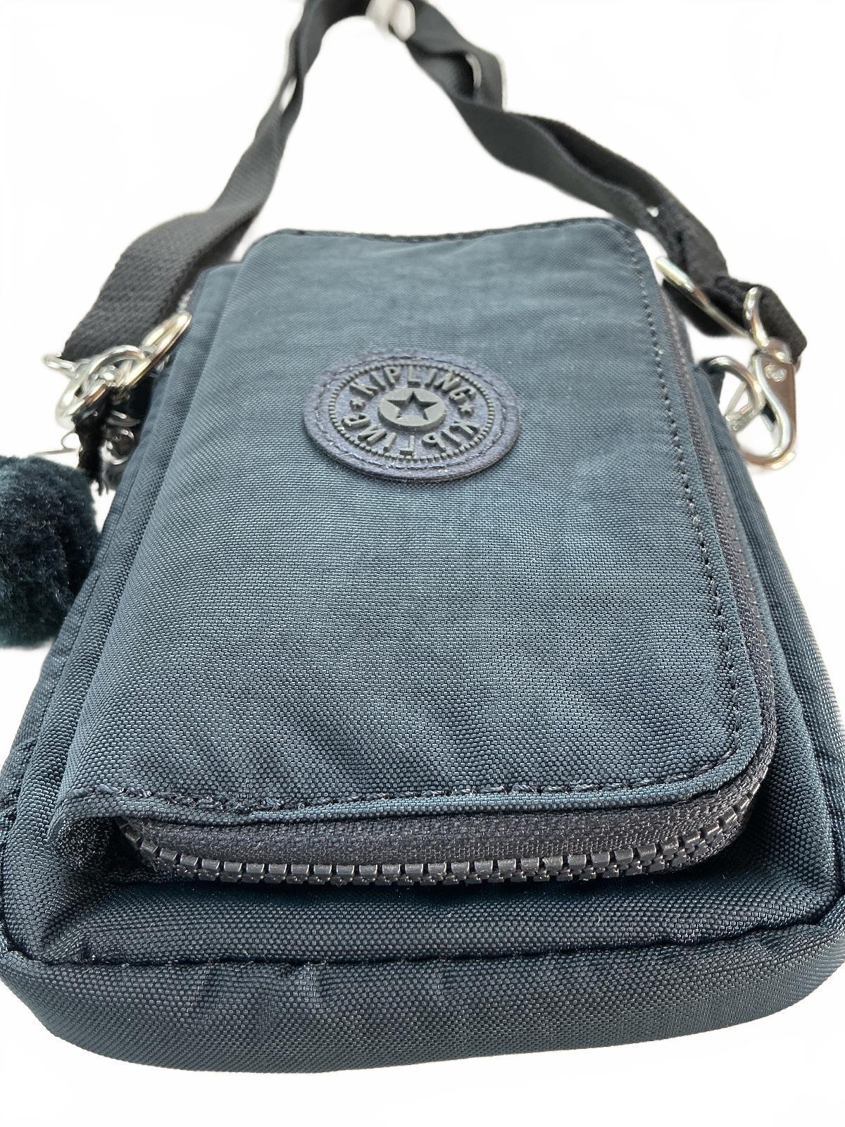 Kipling Telmo Small Wallet Small Blue Detachable Crossbody Strap